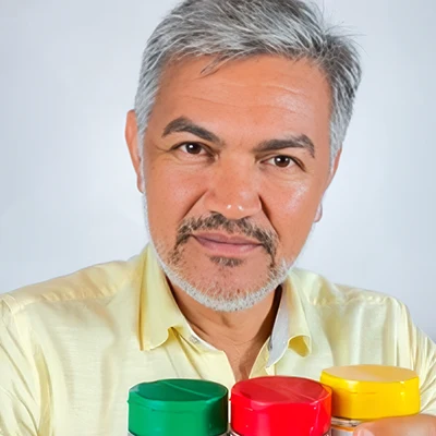 José Maria, fundador da Naturinpó, marca do segmento de produtos naturais